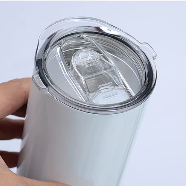 15oz Sublimation Tumblers Bulk Blanks Straight Skinny Tumblers with Lids Sublimation Cups Stainless Steel Double Wall Vacuum Insulated Mugs
